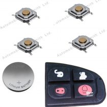 Automobile Locksmith DIY Repair kit - for Jaguar 4 button remote key fob refurbishment