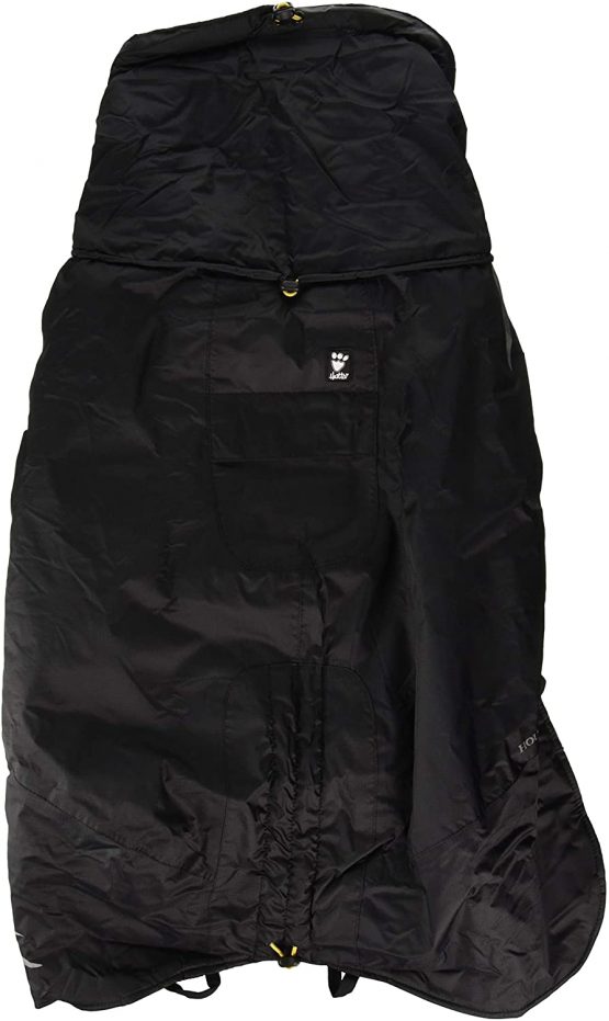 Hurtta Summit Parka Dog Winter Coat, Raven, 20 in