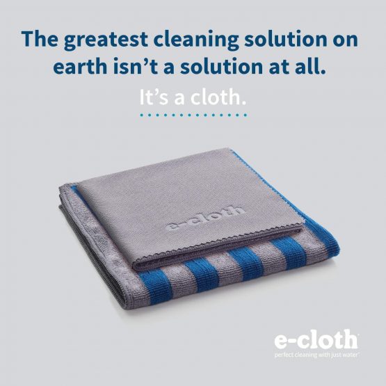 E-Cloth Hob & Oven Cleaning Cloth Set, Microfibre, Blue & Gray, 2 Cloth Set - Image 3