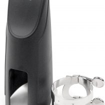 Rico Nickel Plated Ligature and Cap for Baritone Sax