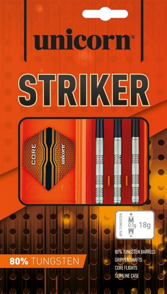 Unicorn Core XL Striker Darts, Silver, 27 g - Image 2