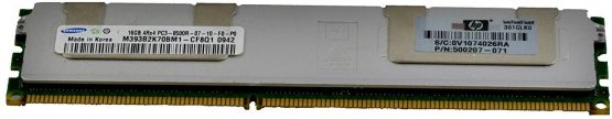 HP 500666-B21 16GB Quad Rank X4 PC3-8500 DDR3-1066MHZ Memory Module - Image 3