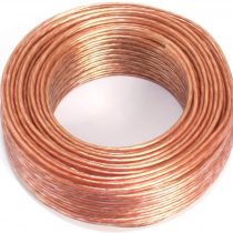 Loudspeaker Cable 2 x 0.75 mm² - 25 m - Transparent - CCA - Audio Cable - Box Cable
