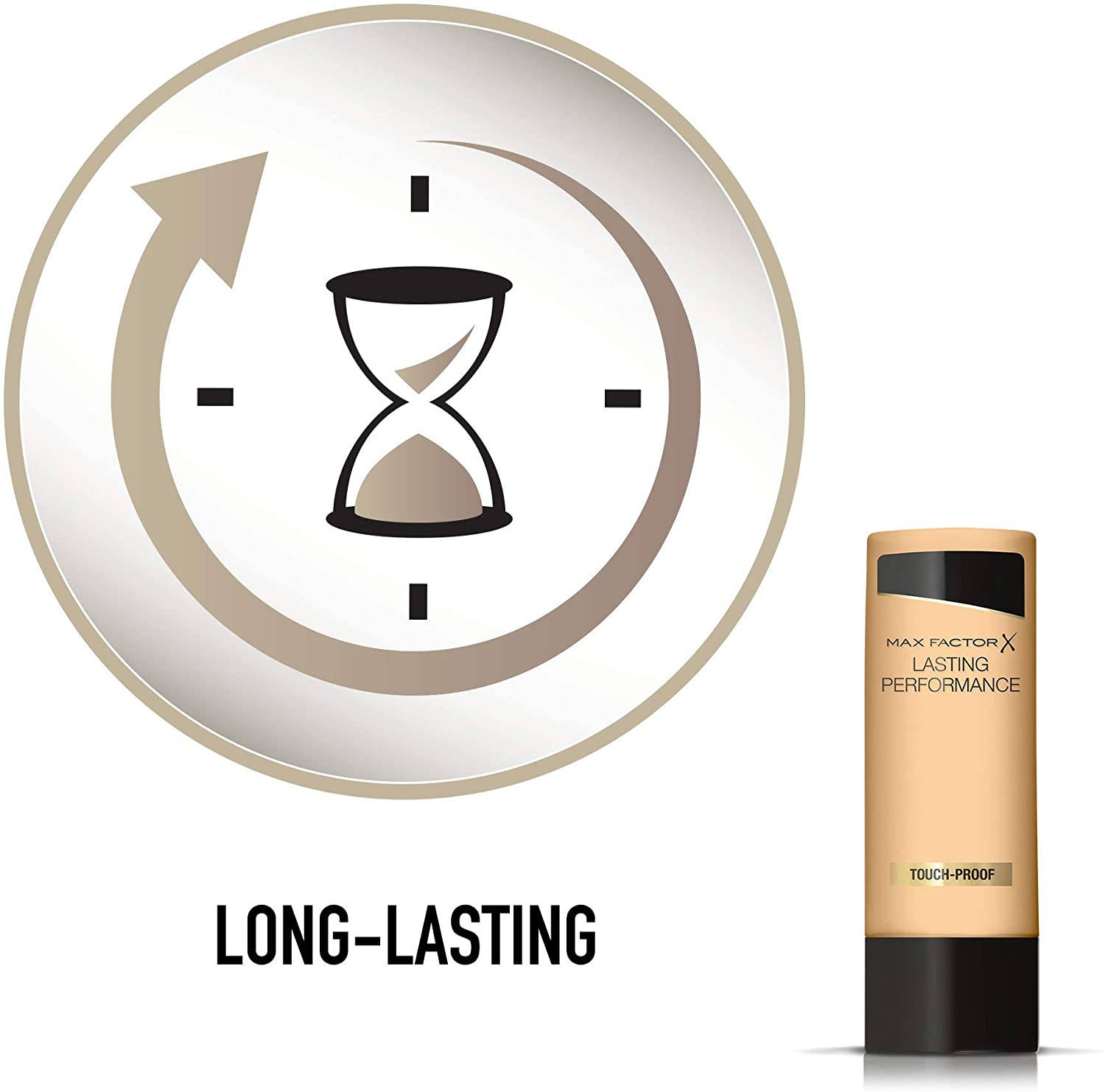 Max Factor Lasting Performance Liquid Foundation, 106 Natural Beige, Full Coverage, Flawless and Radiant Finish - Image 3