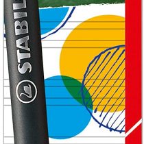 3 x STABILO EASY START EASYoriginal 0.5MM ROLLERBALL PEN REFILLS - 6890/046 (BLACK)