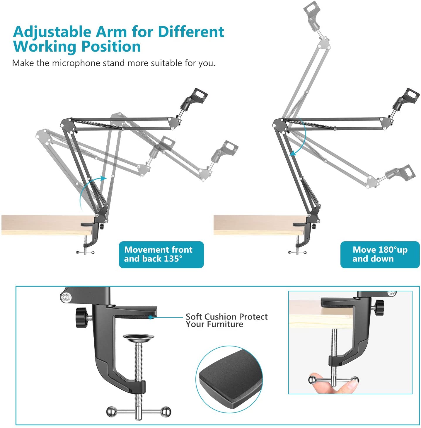 Neewer Microphone Arm Stand - Image 3