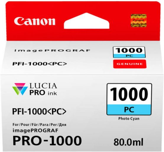 Canon CAN22280 Original Inkjet Cartridges, Photo Cyan