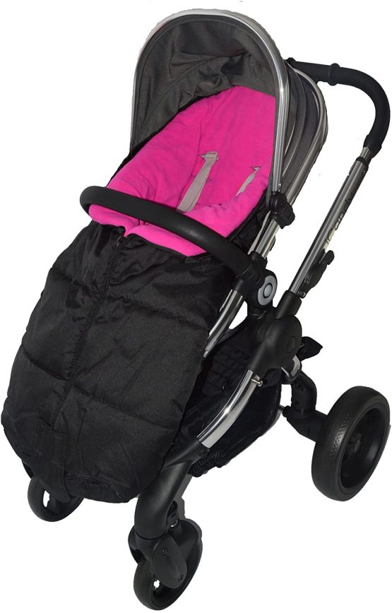 Deluxe Footmuff/Cosy Toes Compatible with iCandy Peach Pushchair Pink - Image 2