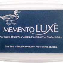 Tsukineko Memento Luxe Mixed Media Ink Pad -Teal Zeal