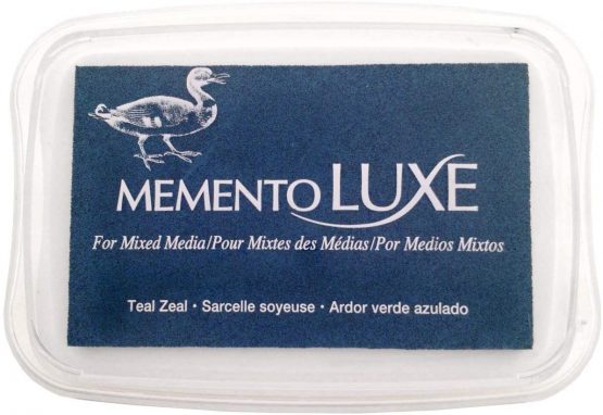 Tsukineko Memento Luxe Mixed Media Ink Pad -Teal Zeal