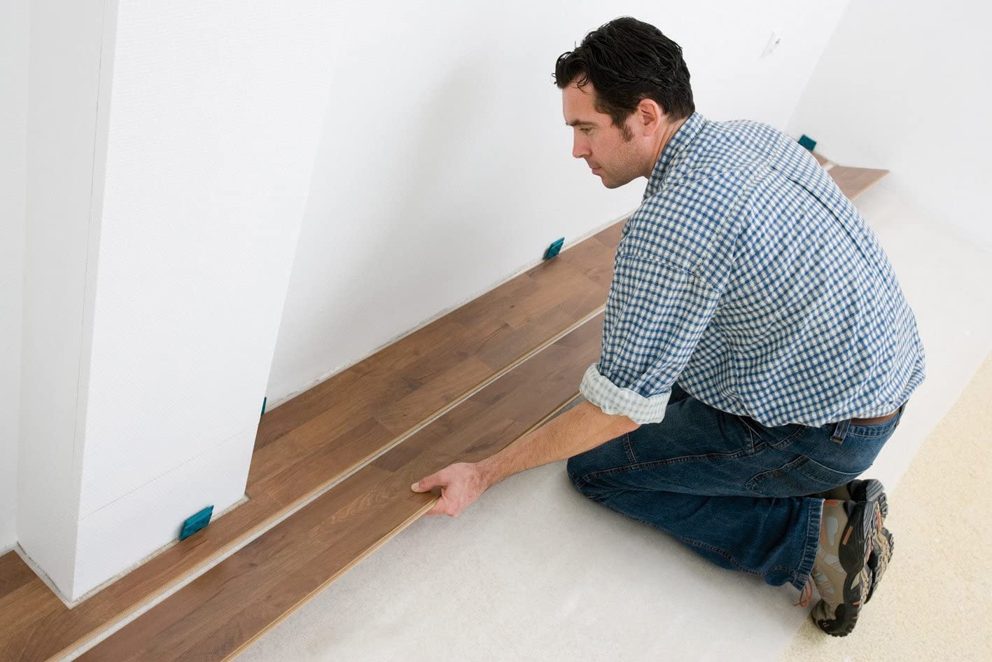 wolfcraft Laying Set for Laminate Parquet, Cork, 22 pcs. I 6931000 I Attractively Priced Set of Basic Equipment for Laying Flooring - Image 3
