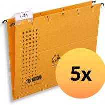 Elba Chic 85801GB Suspension Files A4 Recycled Cardboard 230 g/mÂ² Yellow Pack of 5