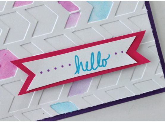Darice Embossing Folder 4.25 x 5.75-inch-Tribal Chevron, 4.25 x 5.75 - Image 2
