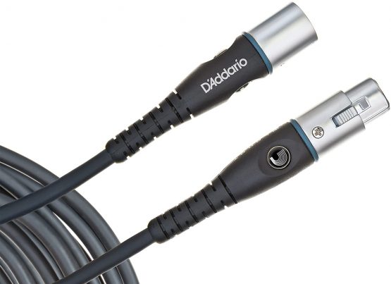 D'Addario Microphone Cable - XLR Cable - Shielded for Noise Reduction - XLR Male to XLR Female - Custom Series - 5 Feet/1.52 Meters - 1 Pack