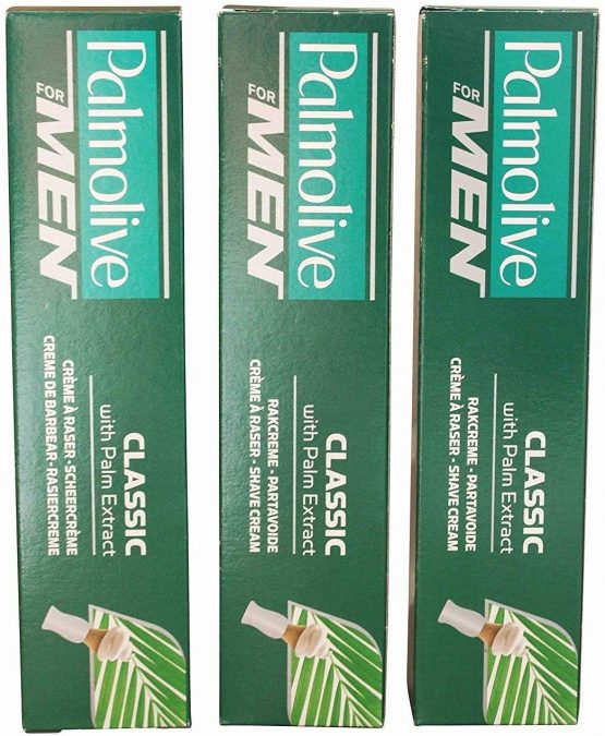 Palmolive Classic Lather Shave Cream with Palm Extract 100ml (Pack of 3