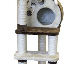 Kerbl Cat Planet-X Scratch Tree, 127 cm, Brown/Beige