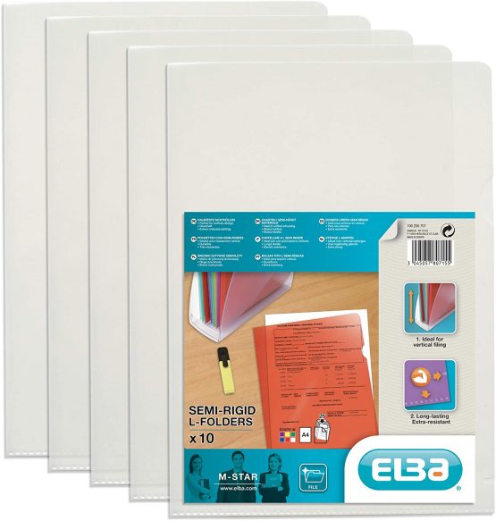 Elba 100206707 Hllen M Star PVC Hard Film 0.15 mm – White