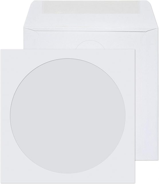 Blake Purely Everyday 125 x 125 mm 90 gsm Square Wallet Gummed Window Envelope (4210TUC) White - Pack of 1000