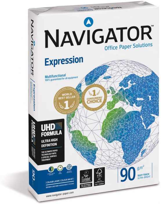 Navigator Expression Multifunctional Paper Extra Smooth Ream-Wrapped 90gsm A4 White Ref NEX0900024 [500 Sheets]