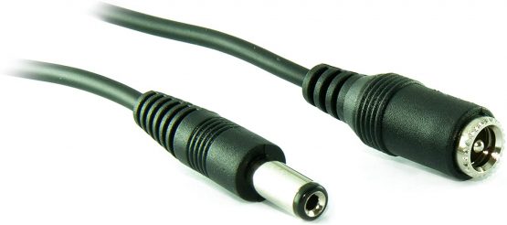 CDL Micro 3 m DC Jack 5.5 x 2.1 mm Power Male to Female M-F Extension Cable for CCTV Camera, black - Image 3