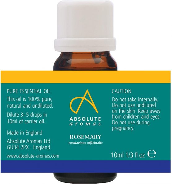 Absolute Aromas Rosemary Essential Oil 10ml - 100% Pure, Natural, Undiluted, Cruelty Free and Vegan – for use in Aromatherapy, Diffusers, Hair Care and Skincare - Image 2