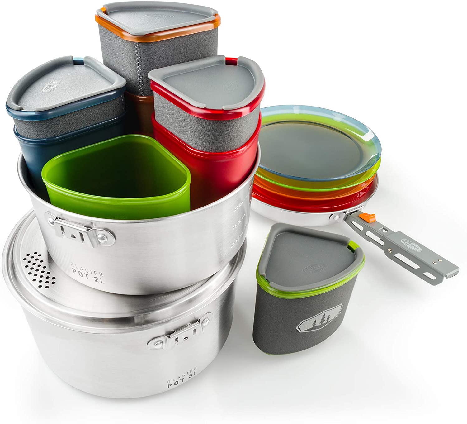 GSI Outdoors Glacier Stainless Camper Kitchen, Kit Unisex Adult, Multicolor, One Size, Multi-coloured - Image 3