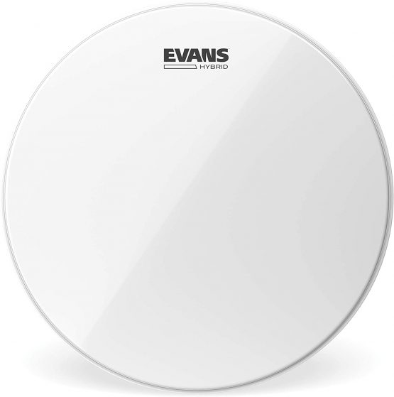 Evans Hybrid White Marching Snare Drum Head, 14 Inch BigaMart