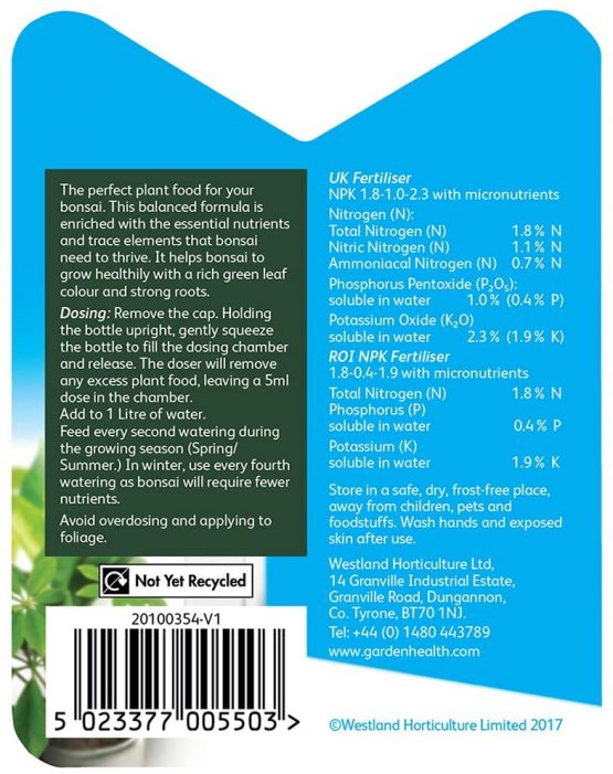 Westland 20100354 Bonsai Tree Feed Concentrate, 200 ml - Image 2