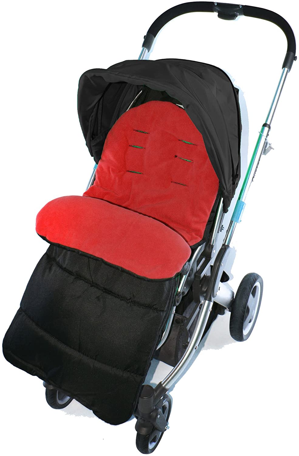 Footmuff/Cosy Toes Compatible with Babystyle Oyster Jule Pushchair Fire Red