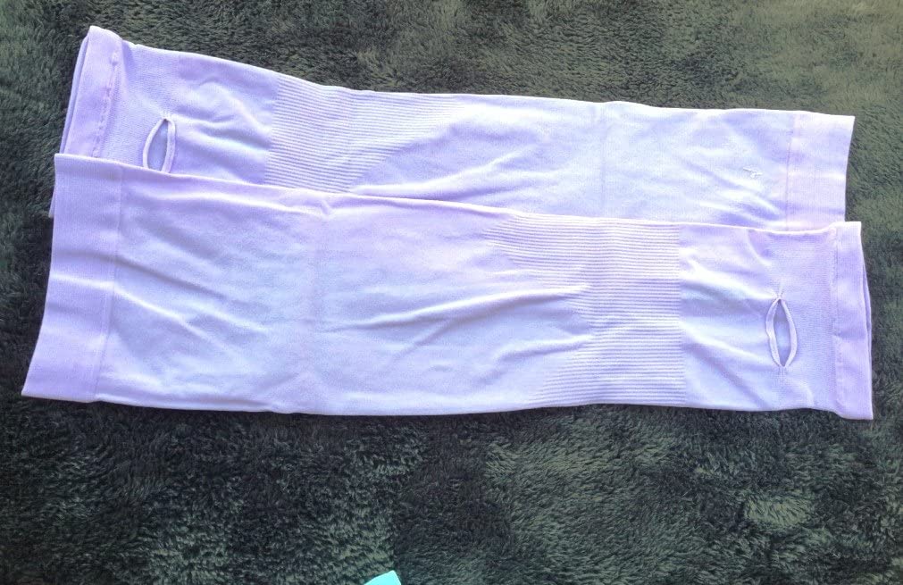 CarbonEnmy, bicycle sun protection, cycling clothing, arm warmers, sleeves, 1 pair, CBA1, purple, 41cm - Image 2
