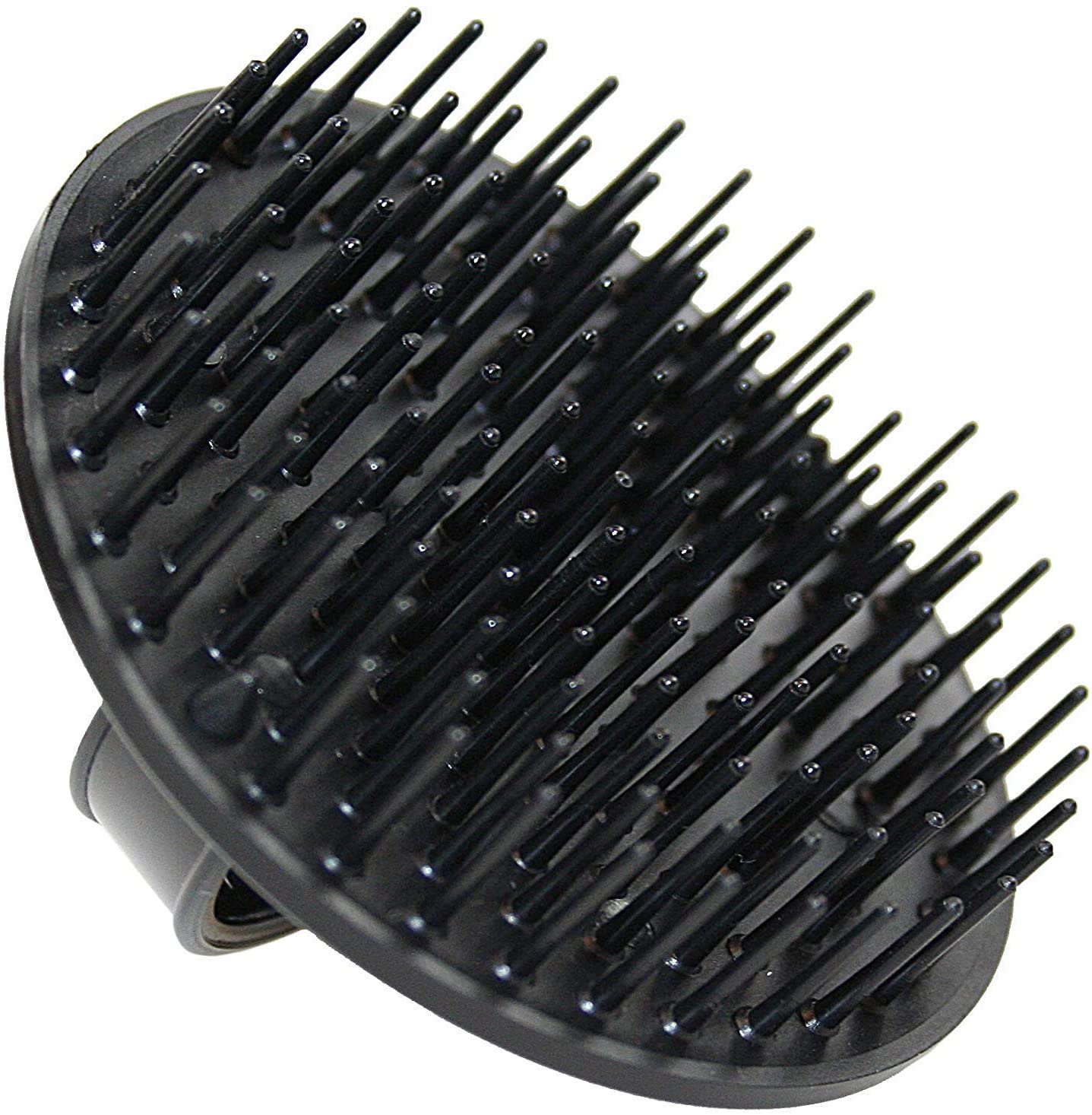 Jack Dean by Denman (Black) Scalp Massager and Detangling Hair Brush for Thick or Thin Hair Curly or Straight Hair