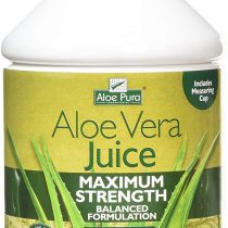 Aloe Pura Aloe Vera Maximum Strength Juice, Natural, Vegan, Cruelty Free, Food Supplement, 500ml, Other, 500 ml (Pack of 1)