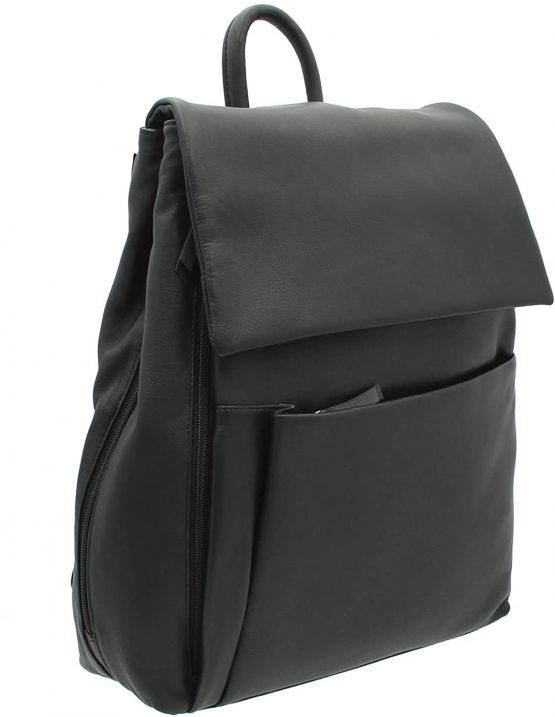 Ashlie Leather A4 Lightweight Leather Backpack with Grab Handle AC8201