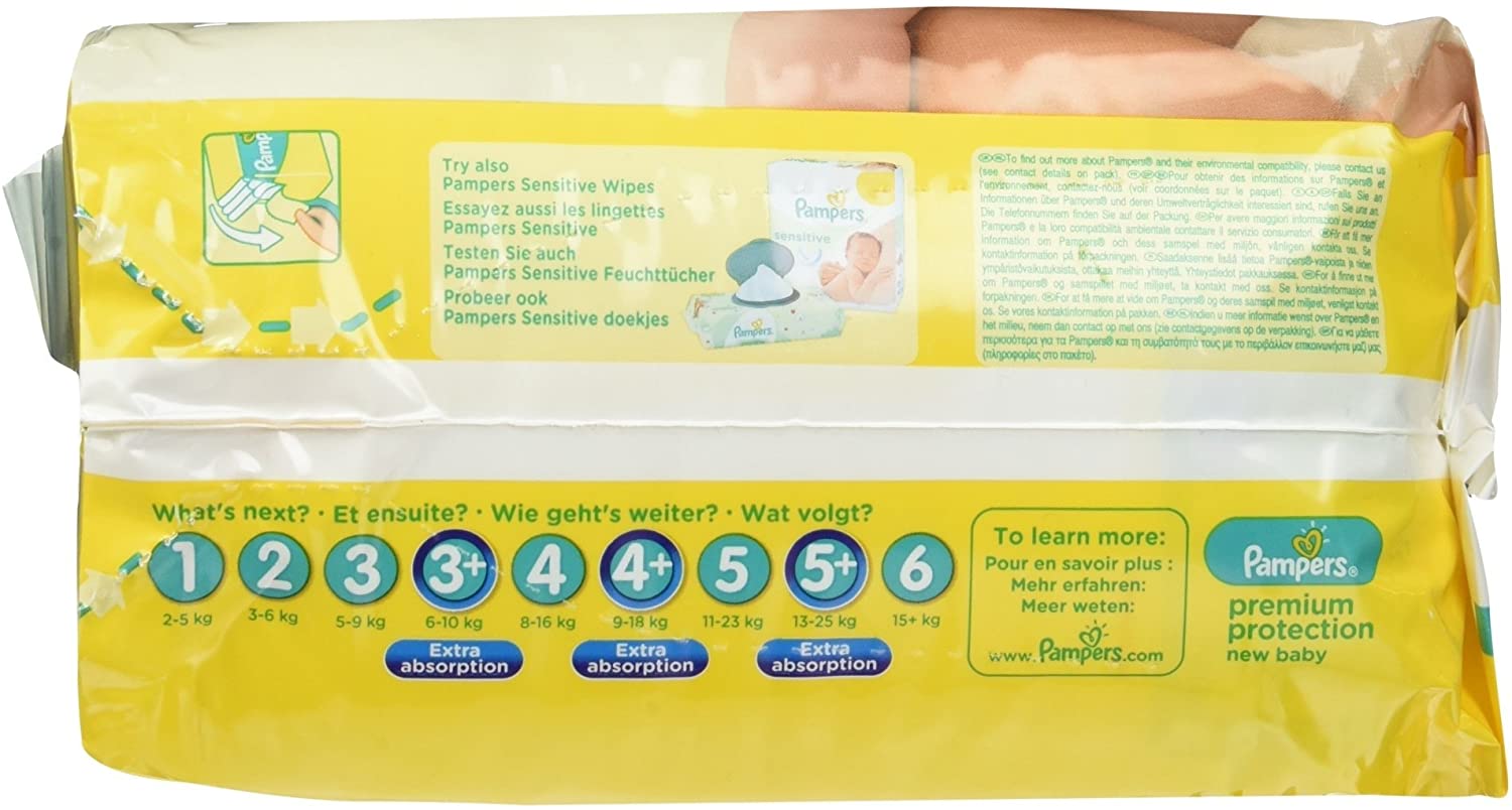 Pampers Diapers Premium Protection, 647.19 g, White, Taille 2 (31 Unité) - Image 4