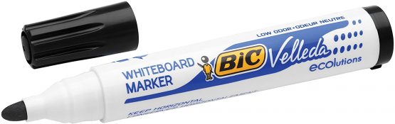 BIC 904937 - BIC Velleda Whiteboard Marker 1701 Black 904937