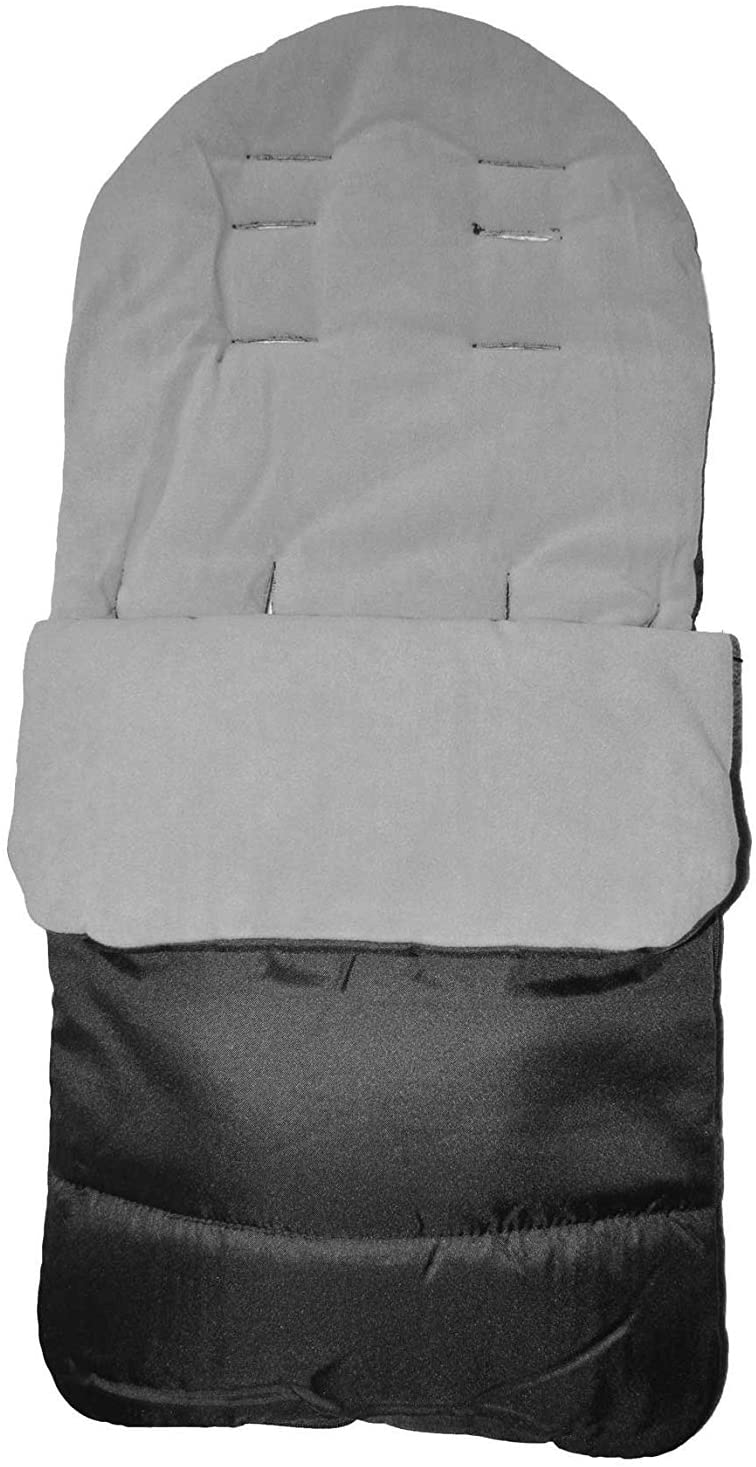 Footmuff/Cosy Toes Compatible with OBaby Pushchair Dolphin Grey - Image 2