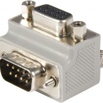 StarTech Right Angle DB9 to DB9 Serial Cable Adapter Type 2 - M/F (GC99MFRA2),Grey