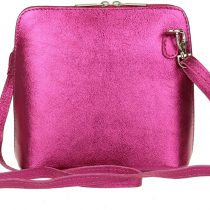 Girly HandBags Metallic Genuine Leather Cross Body Shoulder Bag