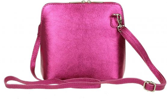 Girly HandBags Metallic Genuine Leather Cross Body Shoulder Bag