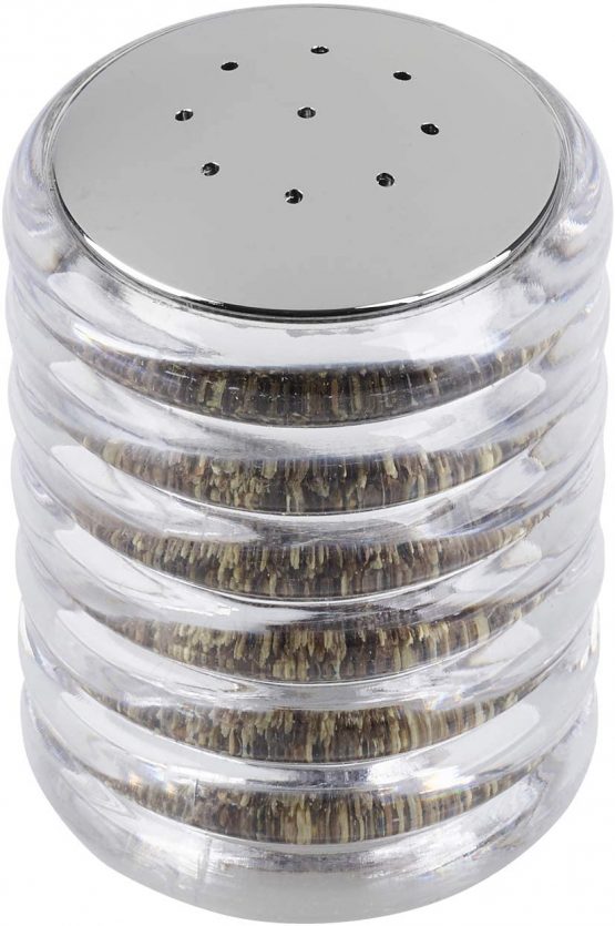 Cole & Mason H820950 Beehive Salt and Pepper Shaker Set | Salt and Pepper Pots | Acrylic/Chrome | 70mm | Twin Salt and Pepper Set | Includes 2 x Salt and Pepper Shakers | 2 Year Guarantee - Image 3