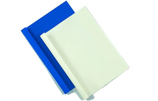 Fellowes Prestige 53171 Thermal Binding Covers 150 Micron PVC Front 220 g/m² Leather Structure Rear - Blue - Image 3