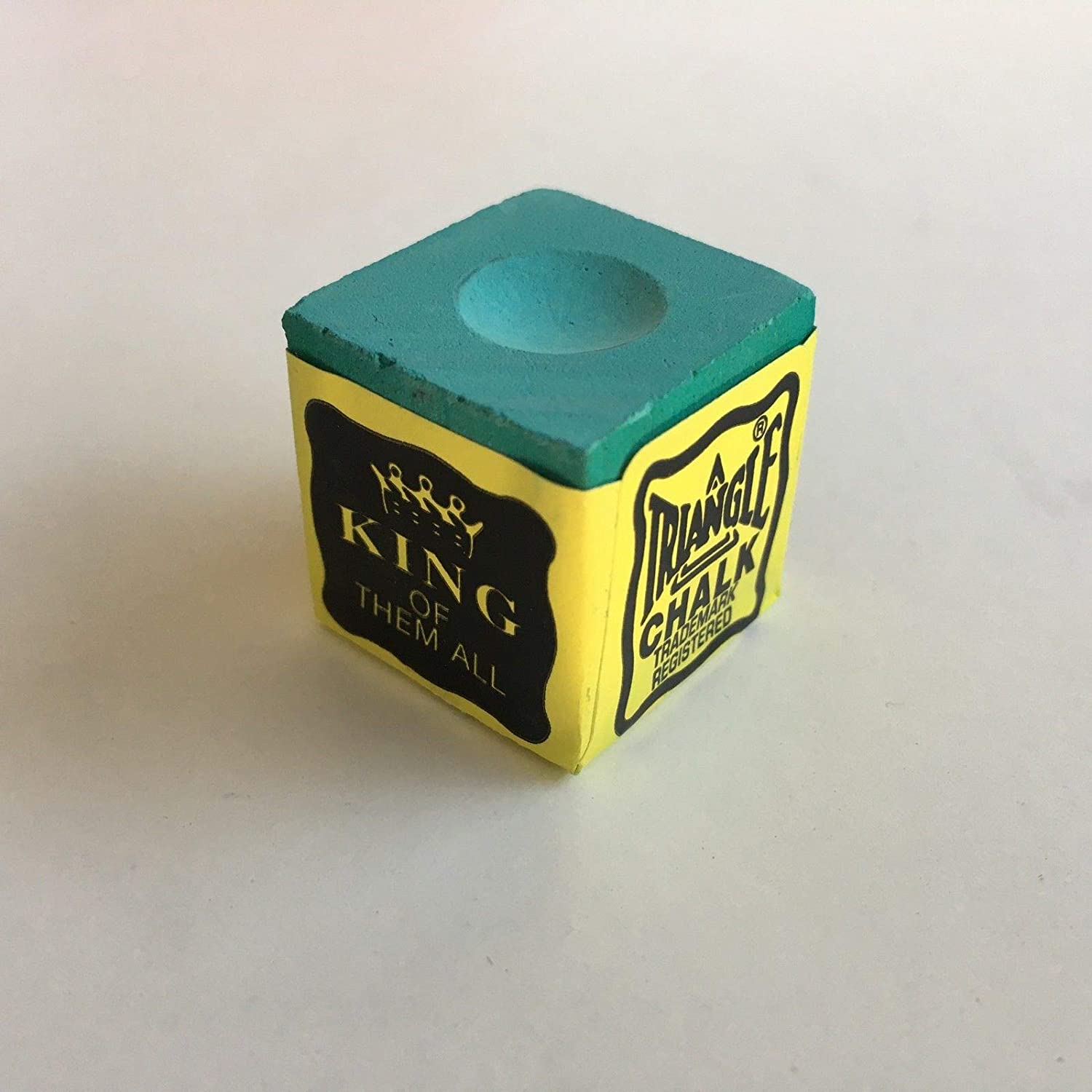 12 pcs World famous Triangle green Snooker Pool Chalk in genuine Triangle Box, not loose - Image 2