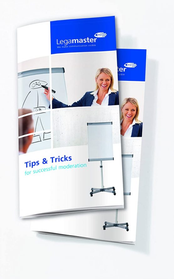 Legamaster Flipchart Starter Kit - Set consisting of 3 Flipchart Paper Pads, 6 Markers and 4 Magnets - All-in-One Flipchart Accessory Set - Ideal for Writing Meeting Notes and Brainstorming - Image 4