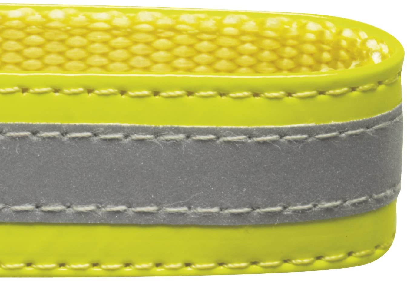 Chapuis Upholstery Reflective Dog Lead Strap Nylon, yellow - Image 2