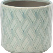 Burgon & Ball Barcelona Glazed House Plant Pot in Celadon Green