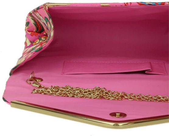 Girly HandBags Baroque Flower Clutch Bag - Image 4