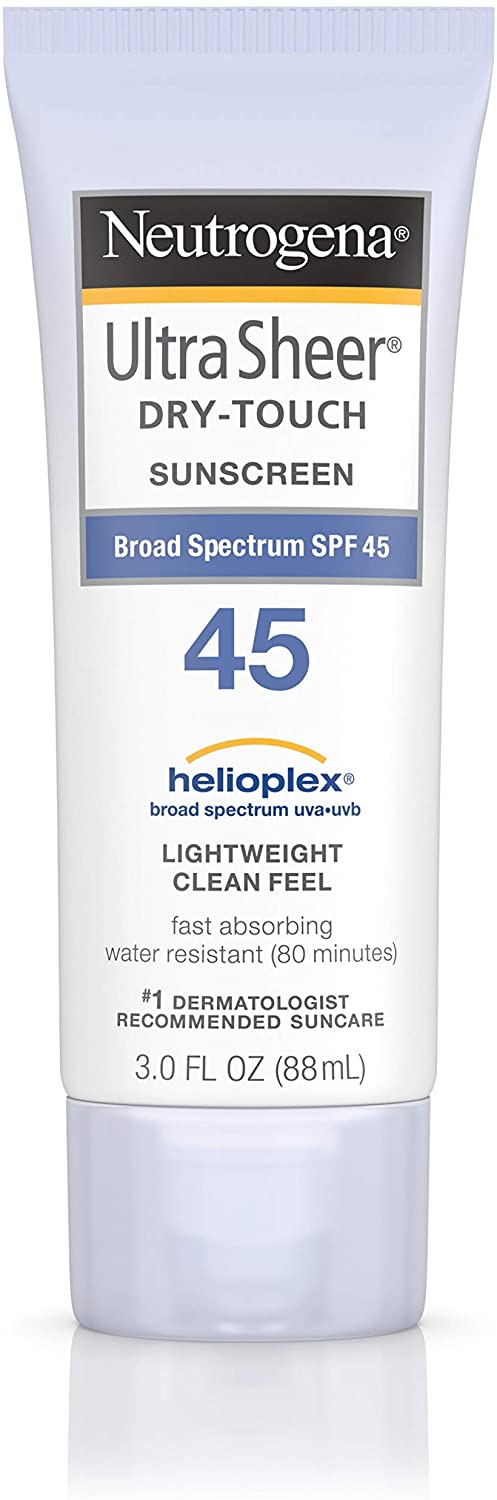 Neutrogena Ultra Sheer Dry-Touch Sunblock, SPF 45, 88 ml, 88 ml (Pack of 1)
