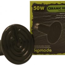 Komodo Ceramic Heat Emitter, 50 Watt, Black