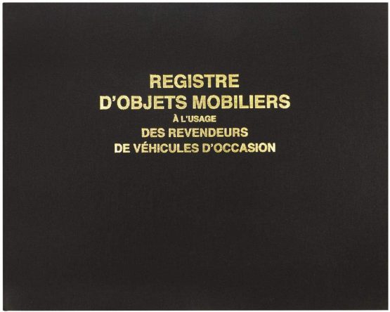Lebon et Vernay Book of Furniture for Garages 100 Pages 25 x 32 cm Italian Format Black