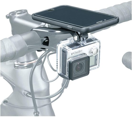 TOPEAK RIDECASE/PANOCOMPUTER Mount with SC Adapter Cycling Cover Unisex Adult (Multicolour), One Size